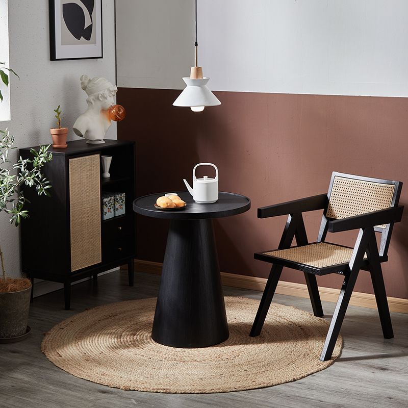Modern Pedestal Wooden Coffee Table Set Round Top Shape Cocktail Table for Living Room Clearhalo 'Coffee & Accent Tables' 'Coffee Tables' 'coffee_tables' 'furn' 'furn_coffee_tables' 'Furniture' 'Living Room Furniture' 1200x1200_548eabe9-d656-4475-8f55-d485195d5471