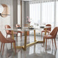 Nordic 1/4/5/6/7 Pieces Dining Set Sintered Stone Dining Table with Leather Chairs Clearhalo 'Dining Room Sets' 'Dining Tables & Seating' 'dining_room_set' 'furn' 'furn_dining_room_set' 'Furniture' 'furniture_dining_room_set' 'Kitchen & Dining Furniture' 'kitchen&dining_furn' 'kitchen' 1200x1200_54911ea3-5961-434f-99d4-a362ffe1d773
