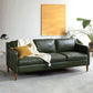 Industrial Faux Leather Loose Back Sofa with Solid Color Sloped Arms Clearhalo 'furn' 'furn_sofas' 'Furniture' 'furniture_sofas' 'kitchen' 'kitchen_sofas' 'Living Room Furniture' 'Sofa' 'sofas' 1200x1200_5492ccb4-d6e4-46a2-bfee-060970bc6ae9