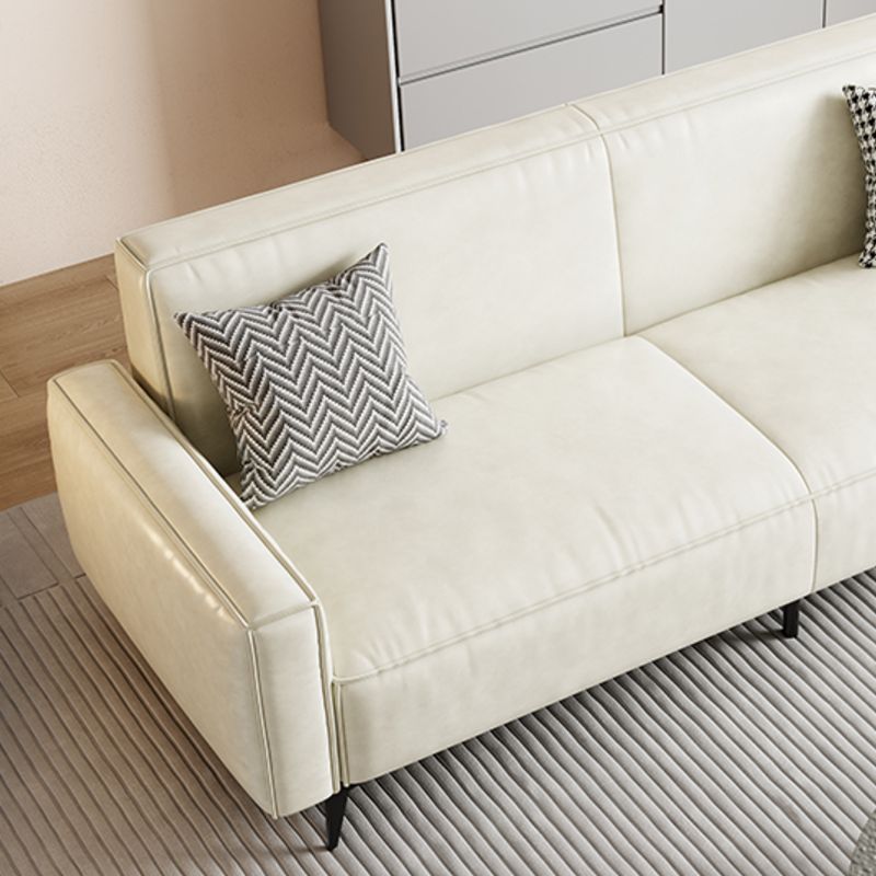 Contemporary Style 29.52" Wide Solid Color Sofa Square Arm Sofa Clearhalo 'furn' 'furn_sofas' 'Furniture' 'Living Room Furniture' 'Sofa' 'sofas' 1200x1200_549a2084-278e-42c0-917b-5ddc0d80af3c