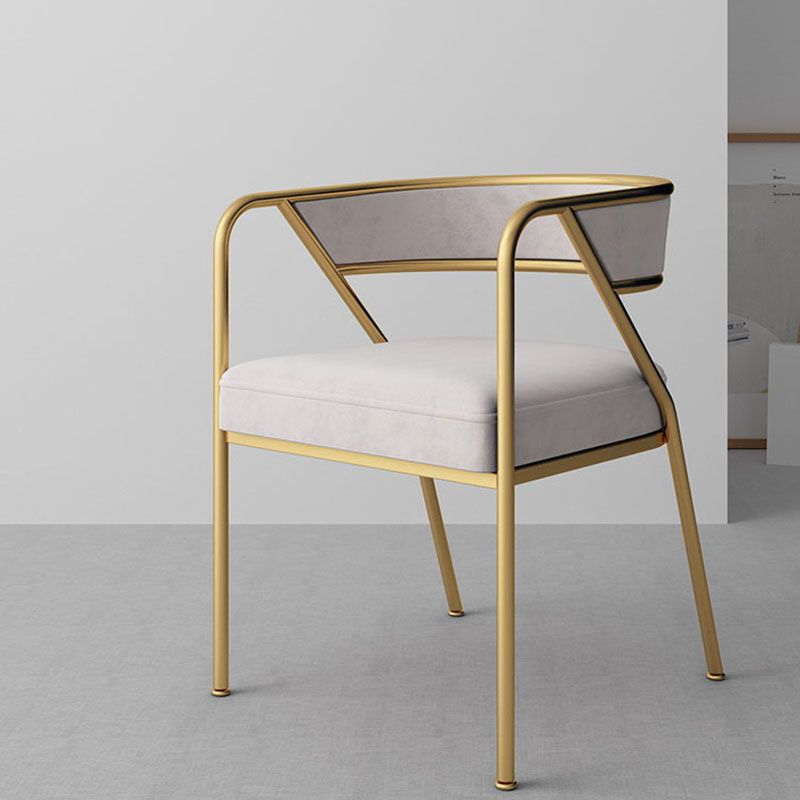 Glam Velvet Dining Room Chairs Metal Dining Side Arm Chair for Restaurant Use Clearhalo ' kitchen&dining_furn' 'Dining Chairs' 'Dining Tables & Seating' 'dining_chair' 'furn' 'furn_dining_chair' 'Furniture' 'furniture_dining_chair' 'Kitchen & Dining Furniture' 'kitchen' 1200x1200_549bd4d8-255f-4e09-9520-0f18b81f4ae6