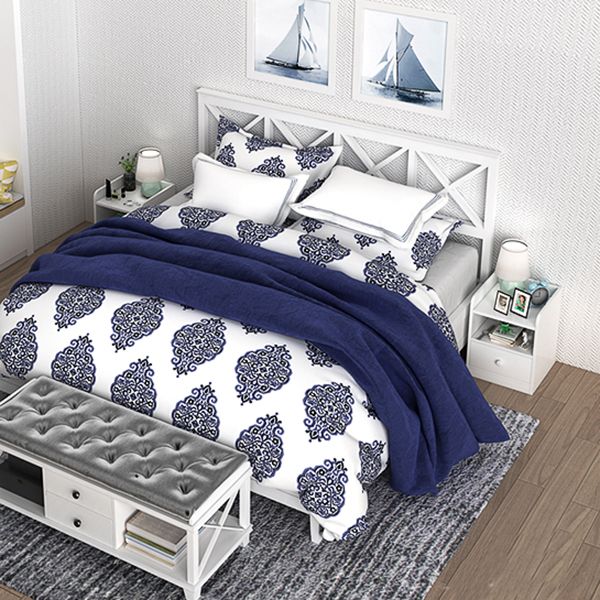 Scadinavian Wood Nightstand 20" Tall Bedside Cabinet with Drawer and Shelf Clearhalo 'Bedroom Furniture' 'furn' 'furn_night_stand' 'Furniture' 'night_stand' 'Nightstands' 1200x1200_549c8f37-820f-4d4e-962a-869458e18cdf