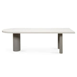 Free Form Modern Dining Table White Tone Fixed Table with 3 Legs for Dining Room Clearhalo ' dining_table' 'Dining Tables & Seating' 'Dining Tables' 'furn' 'furn_dining_table' 'Furniture' 'furniture_dining_table' 'Kitchen & Dining Furniture' 'kitchen&dining_furn' 'kitchen' 'kitchen_dining_table' 1200x1200_549daa30-f543-4139-93e6-647aa6b23714