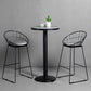 1/2/3 Pieces Industrial Iron Bar Table Set Round Bistro Set with Grey Stone Top Clearhalo 'Bar Furniture' 'furn' 'furn_home_bar_bar_sets' 'Furniture' 'Home Bars & Bar Sets' 'home_bar_bar_sets' 'Kitchen & Dining Furniture' 1200x1200_549ee9b4-2524-4fc3-84e9-5091c797f174