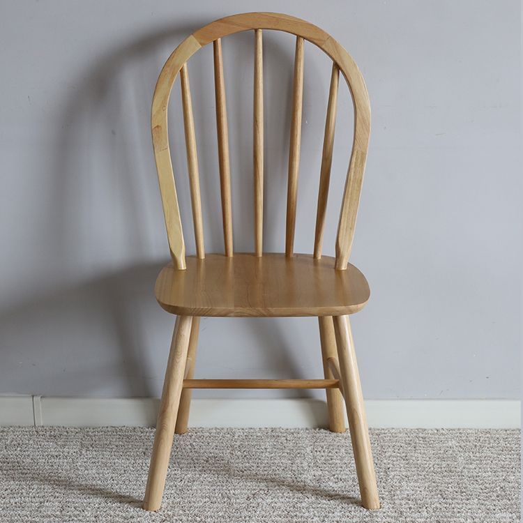 Nordic Style Solid Wood Dining Room Chair Windsor Back Side Chair for Home Use Clearhalo ' kitchen&dining_furn' 'Dining Chairs' 'Dining Tables & Seating' 'dining_chair' 'furn' 'furn_dining_chair' 'Furniture' 'furniture_dining_chair' 'Kitchen & Dining Furniture' 'kitchen' 1200x1200_54a01719-3a7e-45cb-9b83-084020266ca6