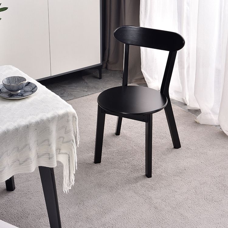 Scandinavian Style Wood Side Dining Chairs Open Back Dining Side Chair (Set of 2) Clearhalo ' kitchen&dining_furn' 'Dining Chairs' 'Dining Tables & Seating' 'dining_chair' 'furn' 'furn_dining_chair' 'Furniture' 'furniture_dining_chair' 'Kitchen & Dining Furniture' 'kitchen' 1200x1200_54a19a4c-705a-44e0-9d43-8f594f76fa91