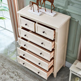 Knobs Standard Accent Chest Cherry Storage Cabinet with 5/6/7 Drawers Clearhalo 'Cabinets & Chests' 'cabinets_chests' 'furn' 'furn_cabinets_chests' 'Furniture' 'Living Room Furniture' 1200x1200_54a3da17-086d-40b4-a103-48076a26487e