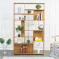 Glam Metal Book Shelf Etagere Shelf Bookcase for Study Room 78.7" H