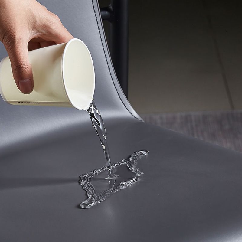 Designer Style Leather Coffee Shop Side Chair Solid Back Dining Chair Clearhalo ' kitchen&dining_furn' 'Dining Chairs' 'Dining Tables & Seating' 'dining_chair' 'furn' 'furn_dining_chair' 'Furniture' 'furniture_dining_chair' 'Kitchen & Dining Furniture' 'kitchen' 1200x1200_54a4fdf0-cdf0-41fb-9a54-3c11ea5cd913