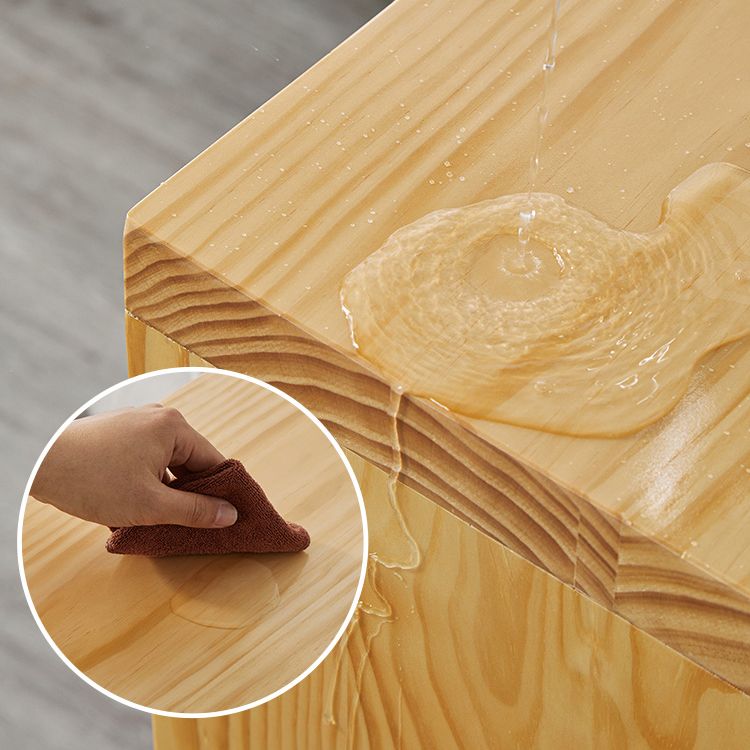 Rectangle Solid Wood Counter Set 1/2/3 Pieces Glam Counter Height Set in Natural Clearhalo 'Bar Furniture' 'furn' 'furn_home_bar_bar_sets' 'Furniture' 'Home Bars & Bar Sets' 'home_bar_bar_sets' 'Kitchen & Dining Furniture' 1200x1200_54a584b6-71f1-4d56-8657-daa93de0e094