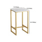 Gold Metal Pub Table Set for Small Places Glam Faux Leather 1/3/5 Pieces Bar Set Clearhalo 'Bar Furniture' 'furn' 'furn_home_bar_bar_sets' 'Furniture' 'Home Bars & Bar Sets' 'home_bar_bar_sets' 'Kitchen & Dining Furniture' 1200x1200_54a8f362-7799-4f4b-9448-471b4e964f0b