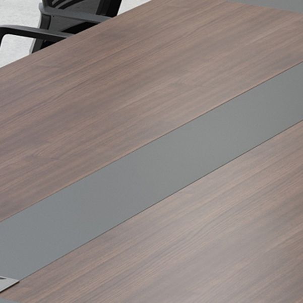 Industrieel schrijfbureau rechthoekige schrijfbureau met metalen benen