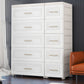Contemporary White Storage Cabinet Bedroom Plastic Cabinet with Drawers Clearhalo 'Armoires & Wardrobes' 'armoires_wardrobes' 'Bedroom Furniture' 'furn' 'furn_armoires_wardrobes' 'Furniture' 1200x1200_54aa9875-11af-4152-a0c7-12cb831375dd