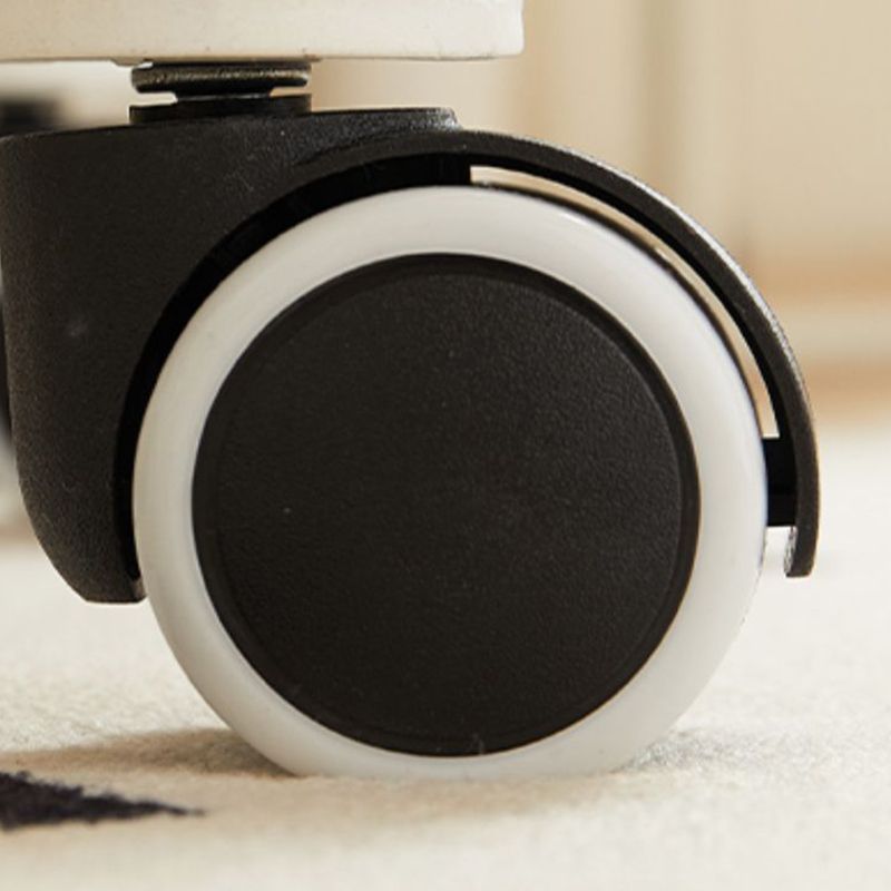 パッド入り腕モダンなスイベル椅子調整可能なシート高さのオフィスチェア付き車輪付き