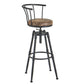 Industrial Upholstered Swivel Adjustable Height Stool 35.43'' Home Bar Stool Clearhalo 'Bar Furniture' 'Bar Stools' 'bar_stools' 'furniture_bar_stools' 'Kitchen & Dining Furniture' 'kitchen&dining_furn' 'kitchen' 'kitchen_furn' Furniture' 1200x1200_54adb356-66bc-4ec1-91bb-1c8eebc0cfef