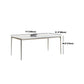 Ensemble de Table à manger moderne en pierre frittée, blanc, 1/2/5/7 pièces, pour usage domestique