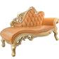 Genuine Leather Accent Chair Traditional Solid Wood Rolled Arms Chaise Clearhalo 'Chairs & Seating' 'Chaise Lounge' 'chaise_lounge' 'furn' 'furn_chaise_lounge' 'Furniture' 'Living Room Furniture' 1200x1200_54b1a43a-9f42-4f2e-a1c2-6c713fca34be