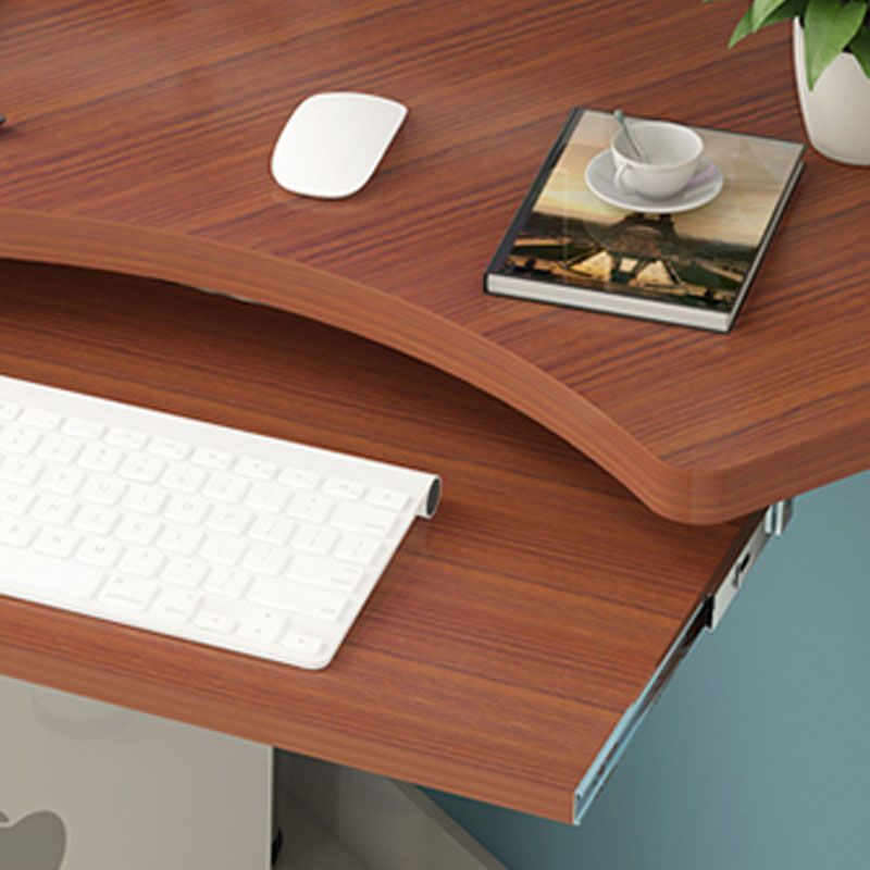 Bureau de bureau de bureau moderne fabriqué en bois, 29,25 pouces h