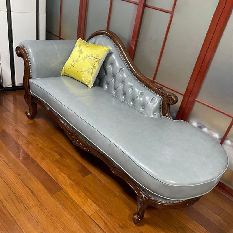 Traditional Upholstered Chaise Lounge Couch Leather Chaise Lounge Chair Clearhalo 'Chairs & Seating' 'Chaise Lounge' 'chaise_lounge' 'furn' 'furn_chaise_lounge' 'Furniture' 'Living Room Furniture' 1200x1200_54b1dbc5-1969-4730-93cd-06e6b4382e7a