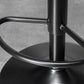 Skandinavischer Metallhocker Kunstleder gepolsterte Thekenhocker im matten Finish für Innenräume