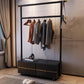 Contemporary Movable Wardrobe Wooden Bedroom Armoire with Drawers Clearhalo 'Armoires & Wardrobes' 'armoires_wardrobes' 'Bedroom Furniture' 'furn' 'furn_armoires_wardrobes' 'Furniture' 1200x1200_54b47fa8-4d32-4c6b-8fda-c806521e6f0a