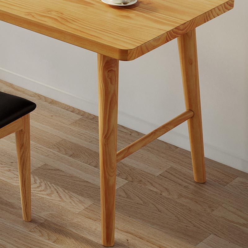 Modern Rectangular Writing Desk Wooden Home Use Office Desk with H-Shape Base Clearhalo 'furn' 'furn_office_desk' 'Furniture' 'Office Desks' 'Office Furniture' 'office_desk' 1200x1200_54b52e27-a522-4765-977e-93544b0708d5