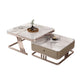 Slate Square Coffee Table Frame 2 Nesting Coffee Table Set for Living Room Clearhalo 'Coffee & Accent Tables' 'Coffee Tables' 'coffee_tables' 'furn' 'furn_coffee_tables' 'Furniture' 'Living Room Furniture' 1200x1200_54b5ee9f-e4e8-41a8-a3ee-0c0a7b99fb20