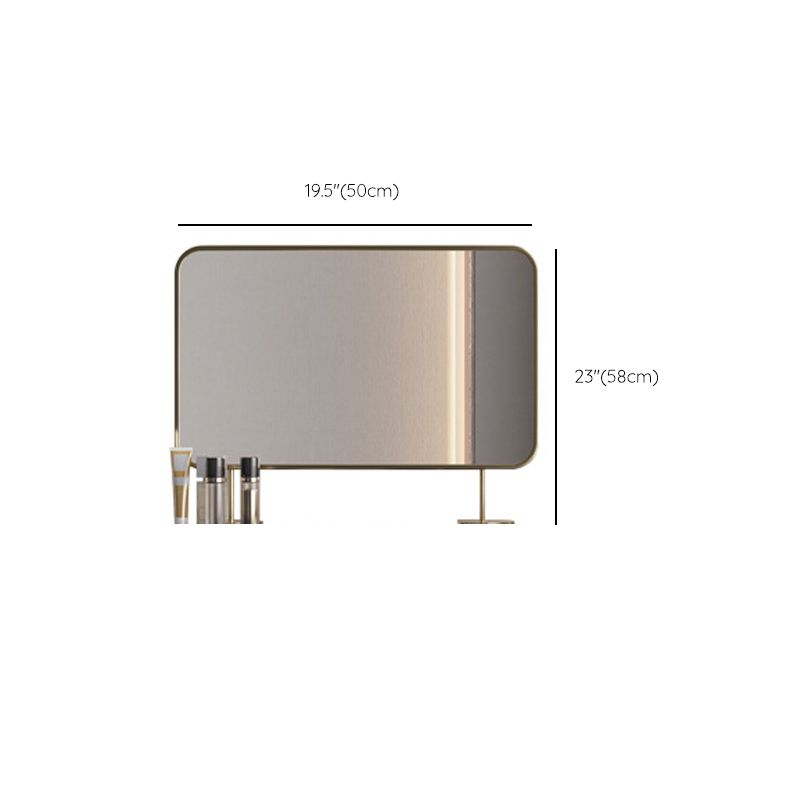 Set di vanità con 2 cassetti di stoccaggio da 17,71 "con specchio e sgabello imbottito