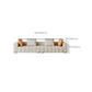 Contemporary White Sectional Sofa with Square Arms and Channel Back Clearhalo 'furn' 'furn_sectionals' 'Furniture' 'Living Room Furniture' 'Sectionals' 1200x1200_54b683fe-b0b3-4975-9836-b841067929da