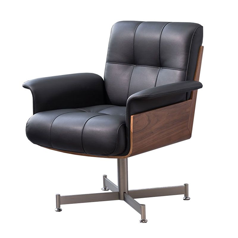 Modern Desk Chair Fixed Arms Upholstered No Distressing Office Chair Clearhalo 'furn' 'furn_office_chair' 'Furniture' 'Office Chairs' 'Office Furniture' 'office_chair' 1200x1200_54b79d64-5777-4876-8f68-95fd22f475bb
