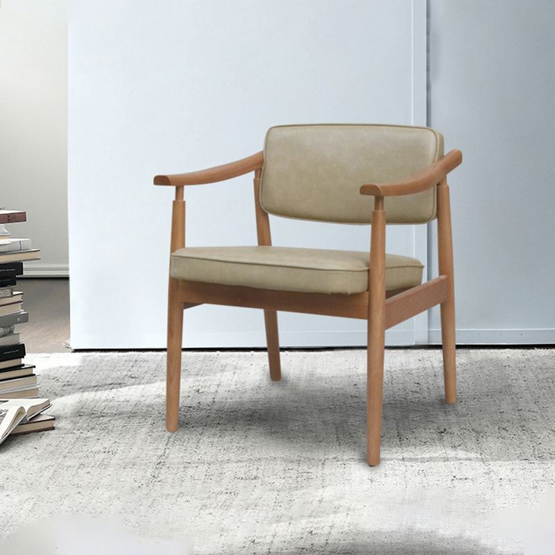 Traditionele stijl eetstoelen keukenarmzijde eetkamerstoel met houten benen