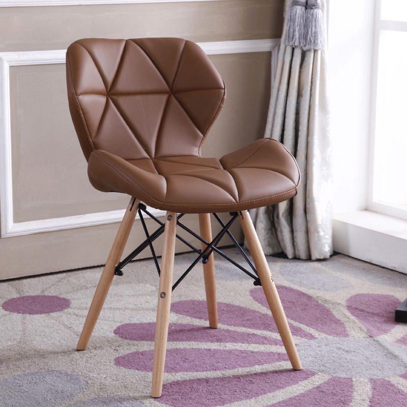 PU Chair18.5" L x23.6"W x27.5"H Armless MW Chair for Living Room Clearhalo 'Accent Chairs' 'accent_chairs' 'Chairs & Seating' 'Furniture' 'furniture_accent_chairs' 'Living Room Furniture' 1200x1200_54b99828-ed9f-499f-805e-55f3323afd8e