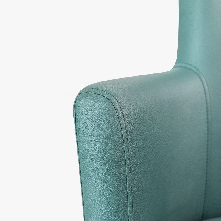 Contemporary Metal Dining Room Chair Upholstered Arm Single Dining Chair Clearhalo ' kitchen&dining_furn' 'Dining Chairs' 'Dining Tables & Seating' 'dining_chair' 'furn' 'furn_dining_chair' 'Furniture' 'furniture_dining_chair' 'Kitchen & Dining Furniture' 'kitchen' 1200x1200_54b9be2c-9e1d-40aa-8e9a-433c9010c202