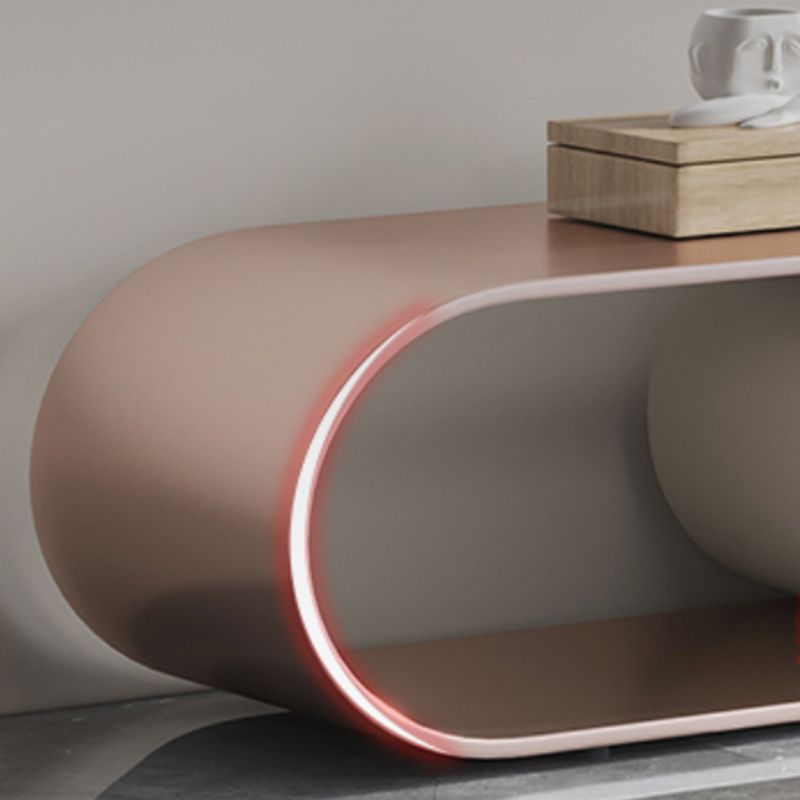 Glam Stone TV Console Media Console Open Storage Console with Drawer Clearhalo 'furn' 'furn_tv_stands_entertainment_centers' 'Furniture' 'Living Room Furniture' 'TV Stands & Entertainment Centers' 'TV Stands & Media Storage Furniture' 'tv_stands_entertainment_centers' 1200x1200_54bbaa65-472a-4cbc-b070-71e66fa7cb1e