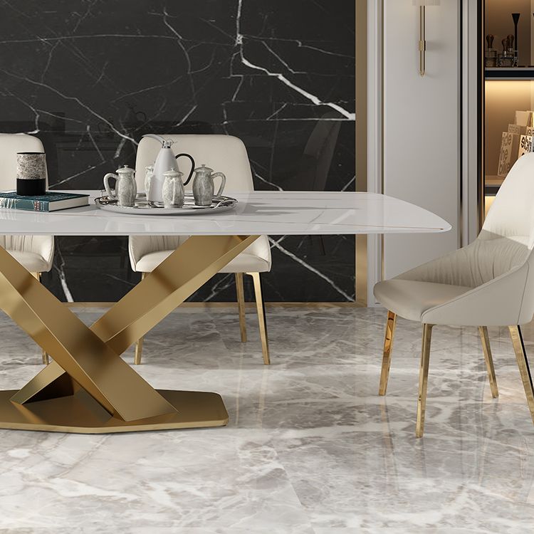 Rectangle Sintered Stone Top Dining Table Luxury Table with Pedestal Base Clearhalo ' dining_table' 'Dining Tables & Seating' 'Dining Tables' 'furn' 'furn_dining_table' 'Furniture' 'furniture_dining_table' 'Kitchen & Dining Furniture' 'kitchen&dining_furn' 'kitchen' 'kitchen_dining_table' 1200x1200_54bfe179-a9b5-4c27-85ec-9b30a12e0450