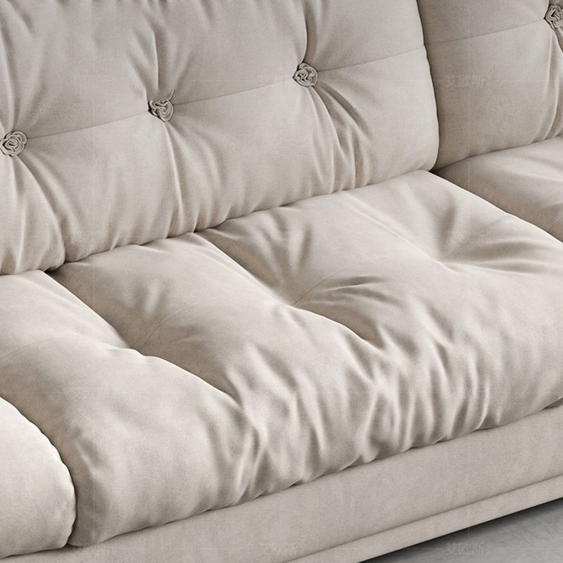 Faux Leather/ Suede Contemporary Tufted Split-Back Settee Sofa Clearhalo 'furn' 'furn_sofas' 'Furniture' 'Living Room Furniture' 'Sofa' 'sofas' 1200x1200_54c3a643-8791-4bb2-b72a-dc07afee9b19