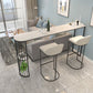 Marble Bistro Table with Specialty Table Top Double Pedestal Table - 41.3" H Clearhalo 'Bar Furniture' 'Bar Tables' 'bar_tables' 'furn' 'furn_bar_tables' 'Furniture' 'furniture_bar_tables' 'Kitchen & Dining Furniture' 1200x1200_54c67576-7d58-4ce6-9bef-7d348732461f