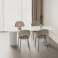 Contemporary Style Dining Table White Dinner Table for Home Kitchen Dinner Clearhalo 'Dining Tables & Seating' 'Dining Tables' 'dining_table' 'furn' 'furn_dining_table' 'Furniture' 'Kitchen & Dining Furniture' 1200x1200_54c6d5e9-0353-4989-b51c-5b68ede8c2ad