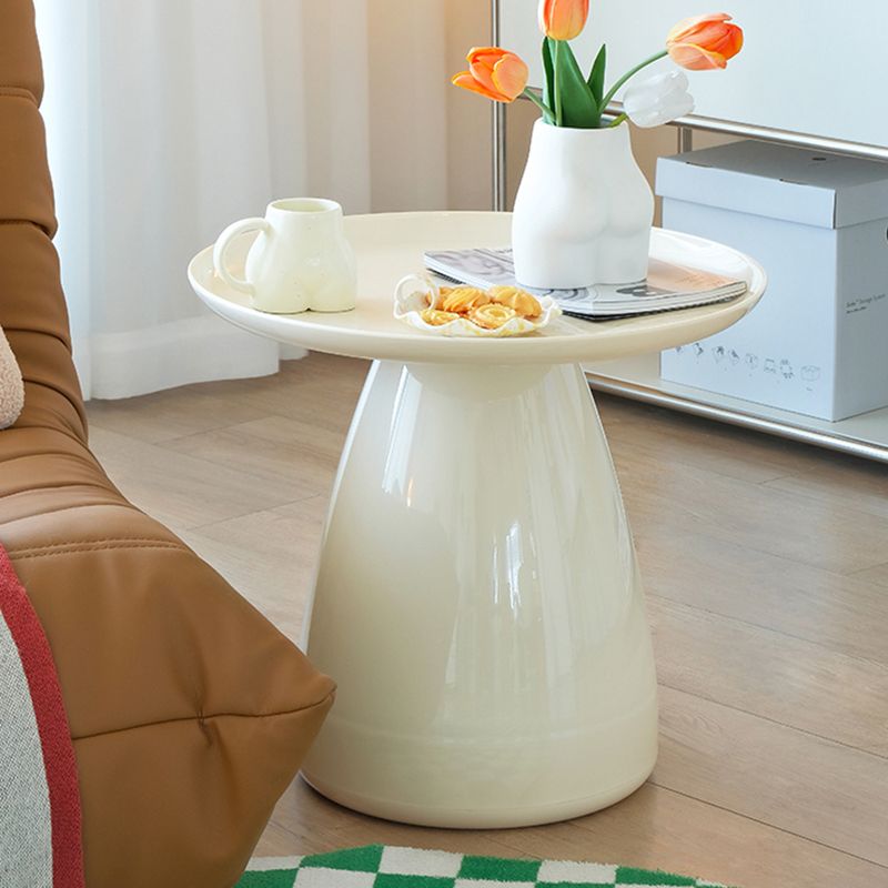 Pedestal End Table Plastic Round Side Sofa Side Accent Table with Tray Top Clearhalo 'Coffee & Accent Tables' 'End & Side Tables' 'end_side_tables' 'furn' 'furn_end_side_tables' 'Furniture' 'Living Room Furniture' 1200x1200_54cc9b4e-ccfd-408a-b218-542039e3dc82
