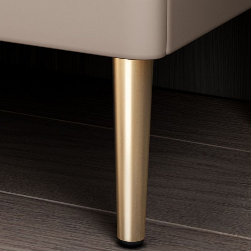 Klassischer Glamakzenttisch Nachttisch Stein Nachttschrank mit Schubladen