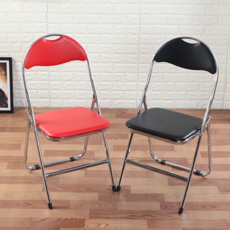 Modern Metal Indoor-Outdoor Chair Open Back Armless Dining Side Chair Clearhalo ' kitchen&dining_furn' 'Dining Chairs' 'Dining Tables & Seating' 'dining_chair' 'furn' 'furn_dining_chair' 'Furniture' 'furniture_dining_chair' 'Kitchen & Dining Furniture' 'kitchen' 1200x1200_54cecbf1-fa33-43d3-a4d1-b5a7a227ffc5