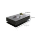 Rectangle Single Coffee Table Glam 1 Coffee Table with 4 Drawers Clearhalo 'Coffee & Accent Tables' 'Coffee Tables' 'coffee_tables' 'furn' 'furn_coffee_tables' 'Furniture' 'Living Room Furniture' 1200x1200_54cf10ec-2657-4bca-8d83-aa9a27323b24