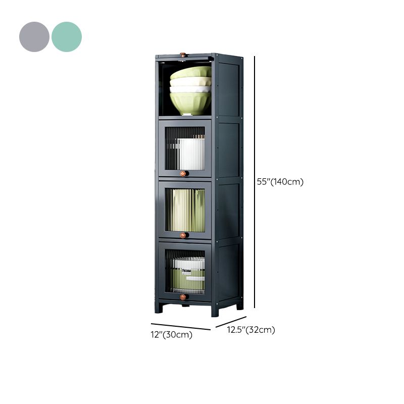 現代のサイドボードキャビネットダイニングルーム用のドア付き竹サイドボードテーブル