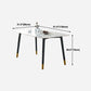 Rectangle 4 Legs Luxury Table White Tone Fixed Table of Sintered Stone Clearhalo ' dining_table' 'Dining Tables & Seating' 'Dining Tables' 'furn' 'furn_dining_table' 'Furniture' 'furniture_dining_table' 'Kitchen & Dining Furniture' 'kitchen&dining_furn' 'kitchen' 'kitchen_dining_table' 1200x1200_54d313a8-c06e-471e-86c6-66f9932b8e22