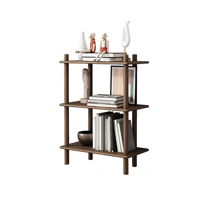 Rubber Wood Etagere Bookshelf Contemporary Open Bookshelf for Home Clearhalo 'Bookcases' 'furn' 'furn_bookcases' 'Furniture' 'furniture_bookcases' 'kitchen' 'kitchen_bookcases' 'Living Room Furniture' 'Office Furniture' 1200x1200_54d43b6e-398a-40b2-8fa9-6411f6e55711