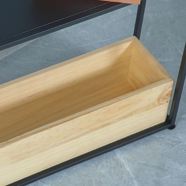 Modern Rectangle Console Accent Table Antique Finish Console Table