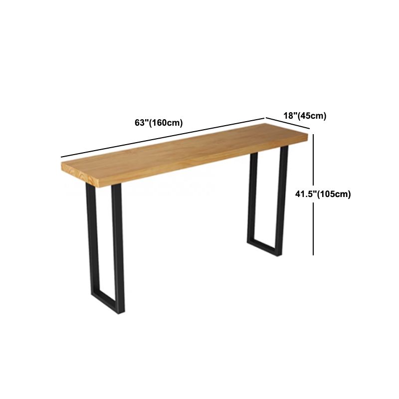 Juego de mesa de Bar moderno de 1/7 piezas, mesa de mostrador rectangular de madera con taburetes