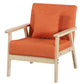 Linen Chair 25.1" L X24.4"W X28.3"H Removable Cushions Chair for Living Room Clearhalo 'Accent Chairs' 'accent_chairs' 'Chairs & Seating' 'furn' 'furn_accent_chairs' 'Furniture' 'Living Room Furniture' 1200x1200_54da7625-51c7-492a-a593-fcd88ee4522a