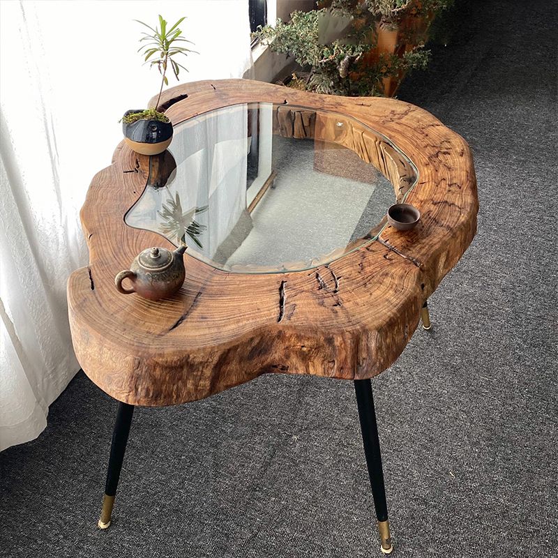 Scandinavian Wooden Coffee Table Free form 3 Legs Coffee Table Set for Living Room Clearhalo 'Coffee & Accent Tables' 'Coffee Tables' 'coffee_tables' 'furn' 'furn_coffee_tables' 'Furniture' 'Living Room Furniture' 1200x1200_54dda6a5-c00b-47f6-b244-b7dad2b57417