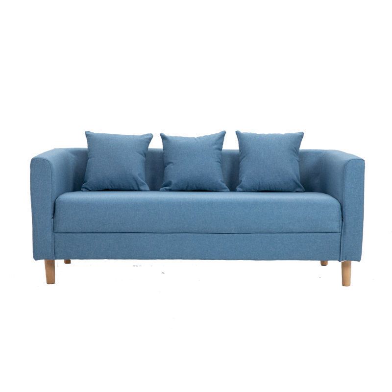Sofa with 3 Pillows 3 Seater Hair Pin Legs Seating for Bonus Room Clearhalo 'furn' 'furn_sofas' 'Furniture' 'furniture_sofas' 'kitchen' 'kitchen_sofas' 'Living Room Furniture' 'Sofa' 'sofas' 1200x1200_54de1b55-ff9d-47f5-a666-8a4685592947